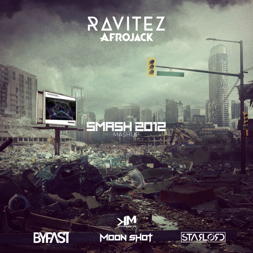 Музыка Afrojack & Ravitez & Stvrlord & Bydast & Karim Mika - Smash 2012 (Moon Shot Mashup)
